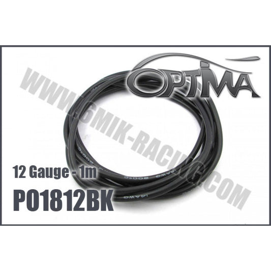 6MIK Cable silicone 12 AXG haute performance P01812BK