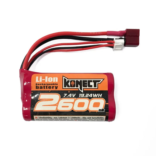 Batterie Konect Li-Ion 7.4V 2600 mAh 15C  KNLI0742600